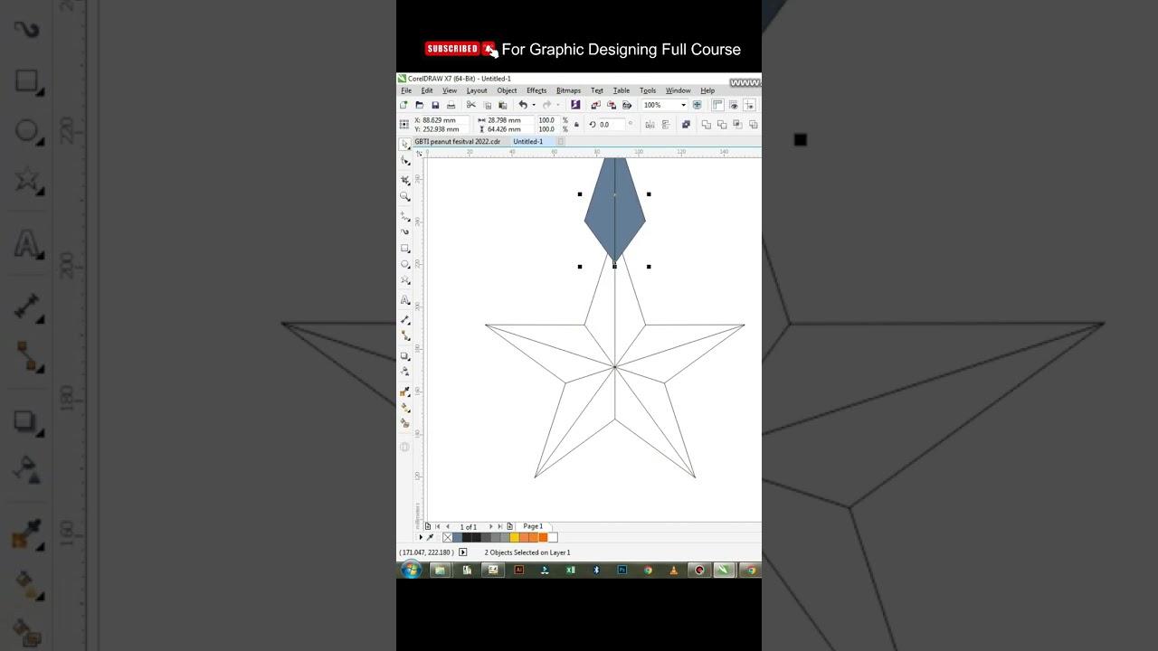 Coreldraw logo design || Graphic design tutorials for beginners #graphicdesign #logo #Corel draw