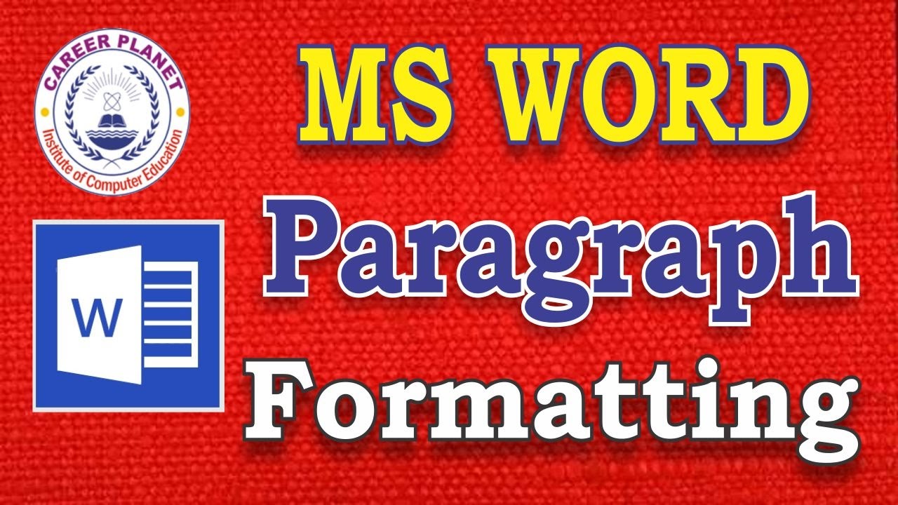 Learn Microsoft Word Paragraph Formatting in Hindi