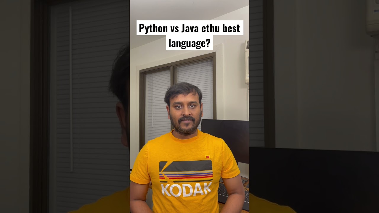 Don’t compare programming languages while learning. Try to learn programming #shorts #tamil