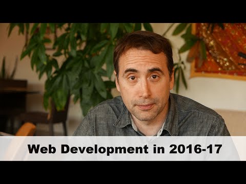 Learning Web Development in 2016-17
