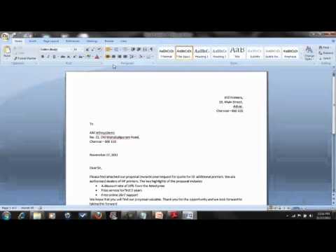 Basics of Microsoft Word – Tamil