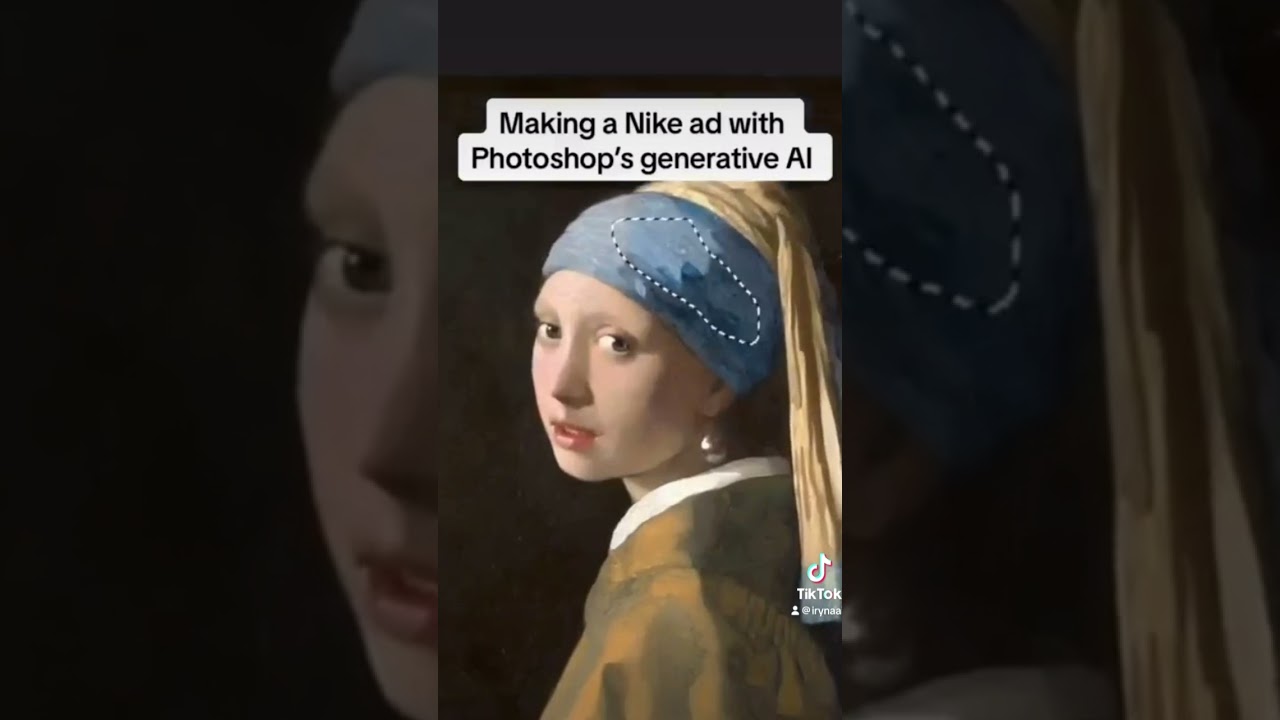 Making a Nike ad with Photoshop’s generative Al! 🤩 #shorts #ai #artificialintelligence #adobe #nike