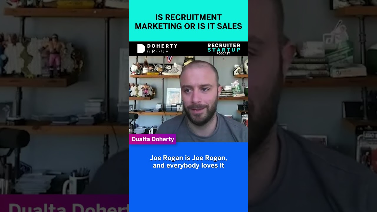 Is Recruitment Marketing or is it Sales | @RecruiterStartupPodcast