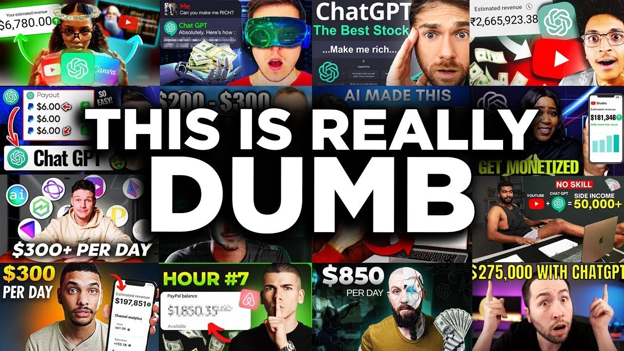 The AI Hustle – No… ChatGPT Will NOT Make You $300 A Day.