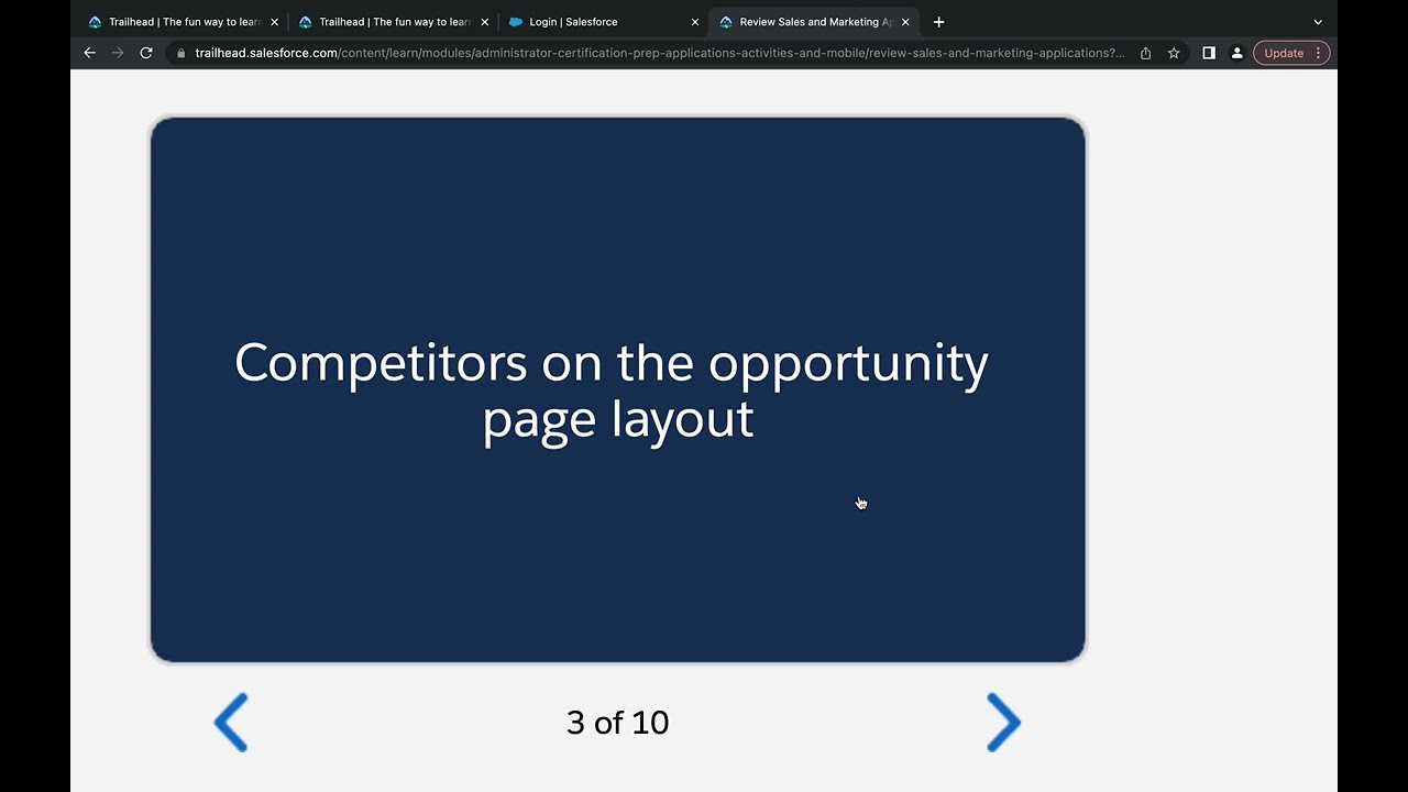 Review Sales and Marketing Applications Part of the Salesforce Administrator Certifications Exam.