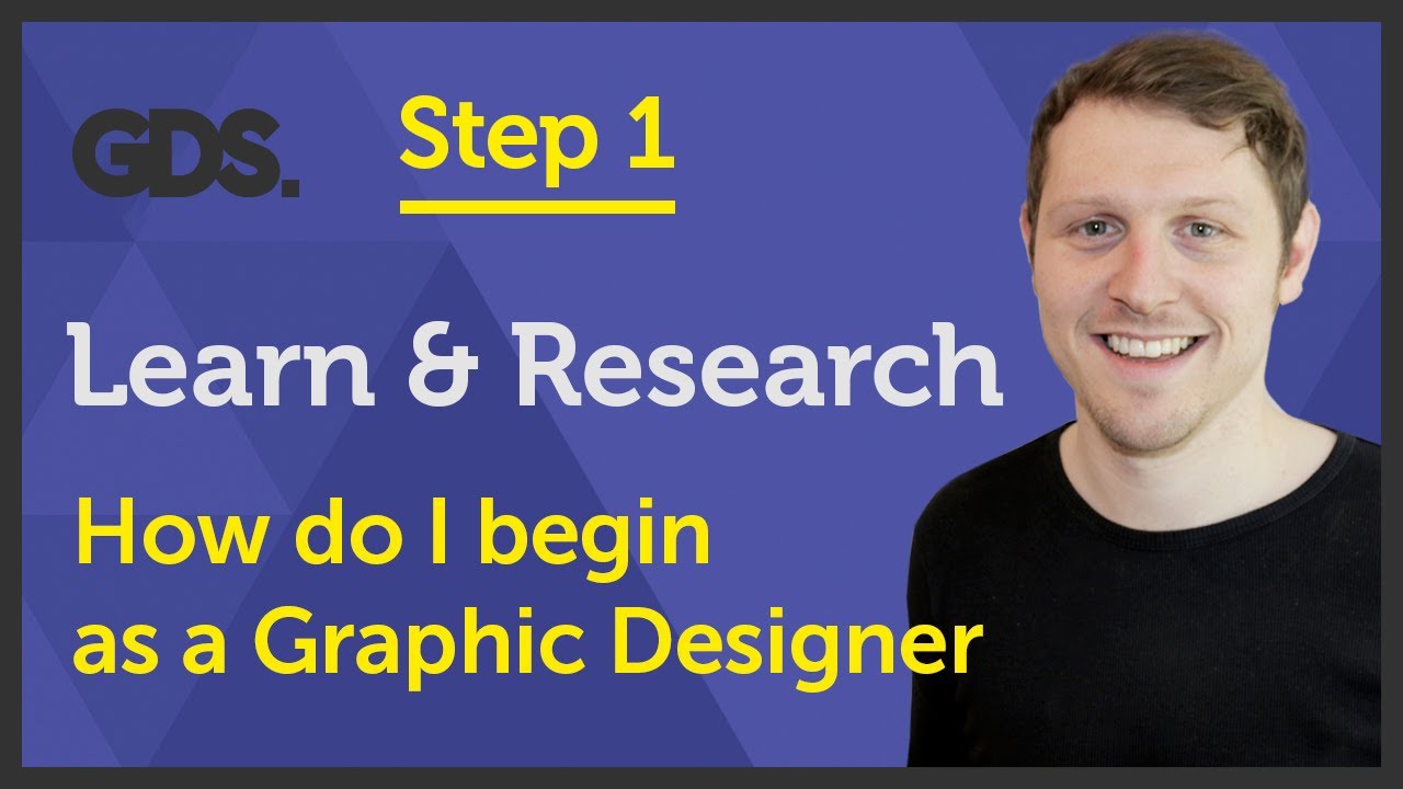 ‘Learn & Research’ How do I begin as a Graphic Designer? Ep22/45 [Beginners Guide to Graphic Design]