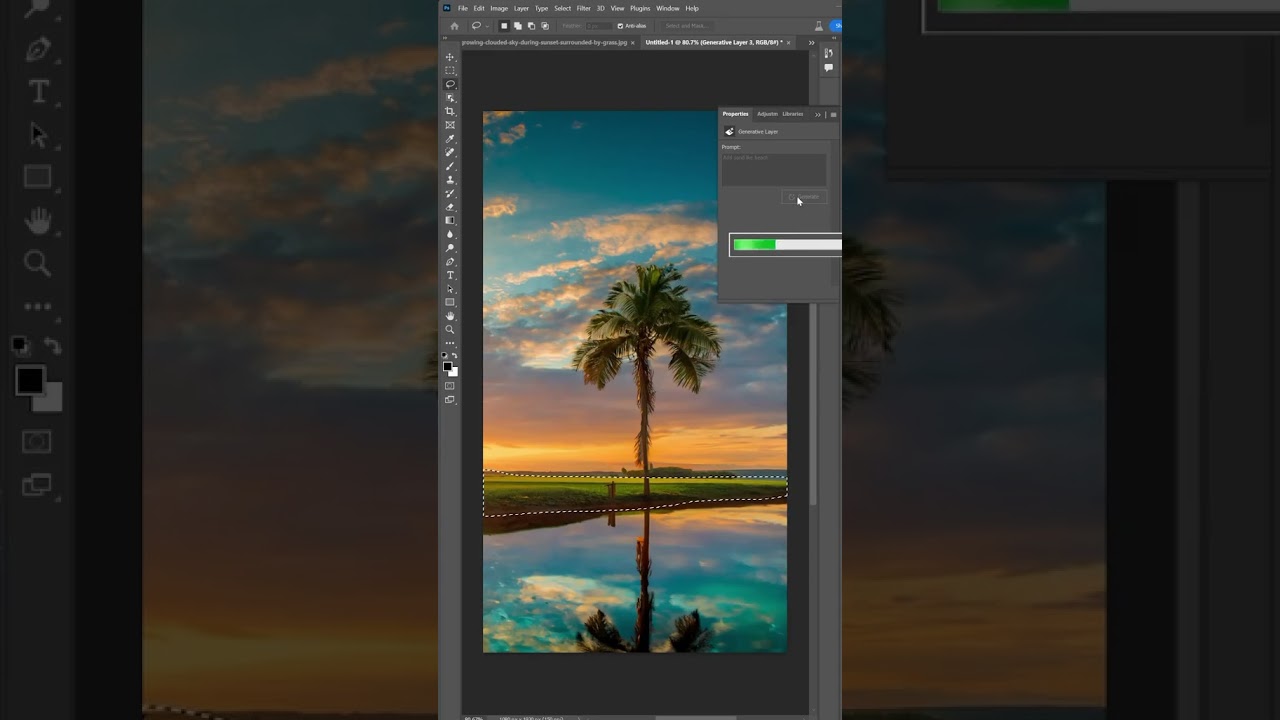 Testing new Al @Photoshop tool – Generative fill. Using Photoshop more than 20 years EPIC