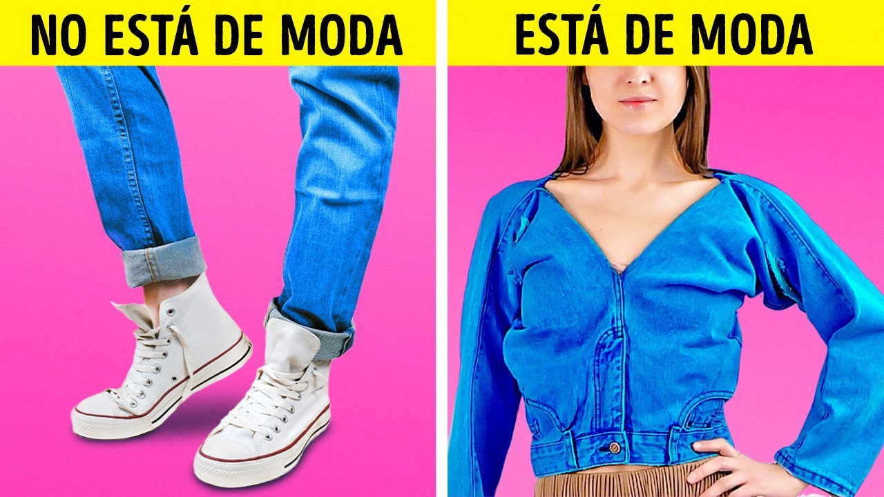 GENIALES CONSEJOS DE ROPA DIY || INCREÍBLES IDEAS CON JEANS PARA REFRESCAR TU ESTILO