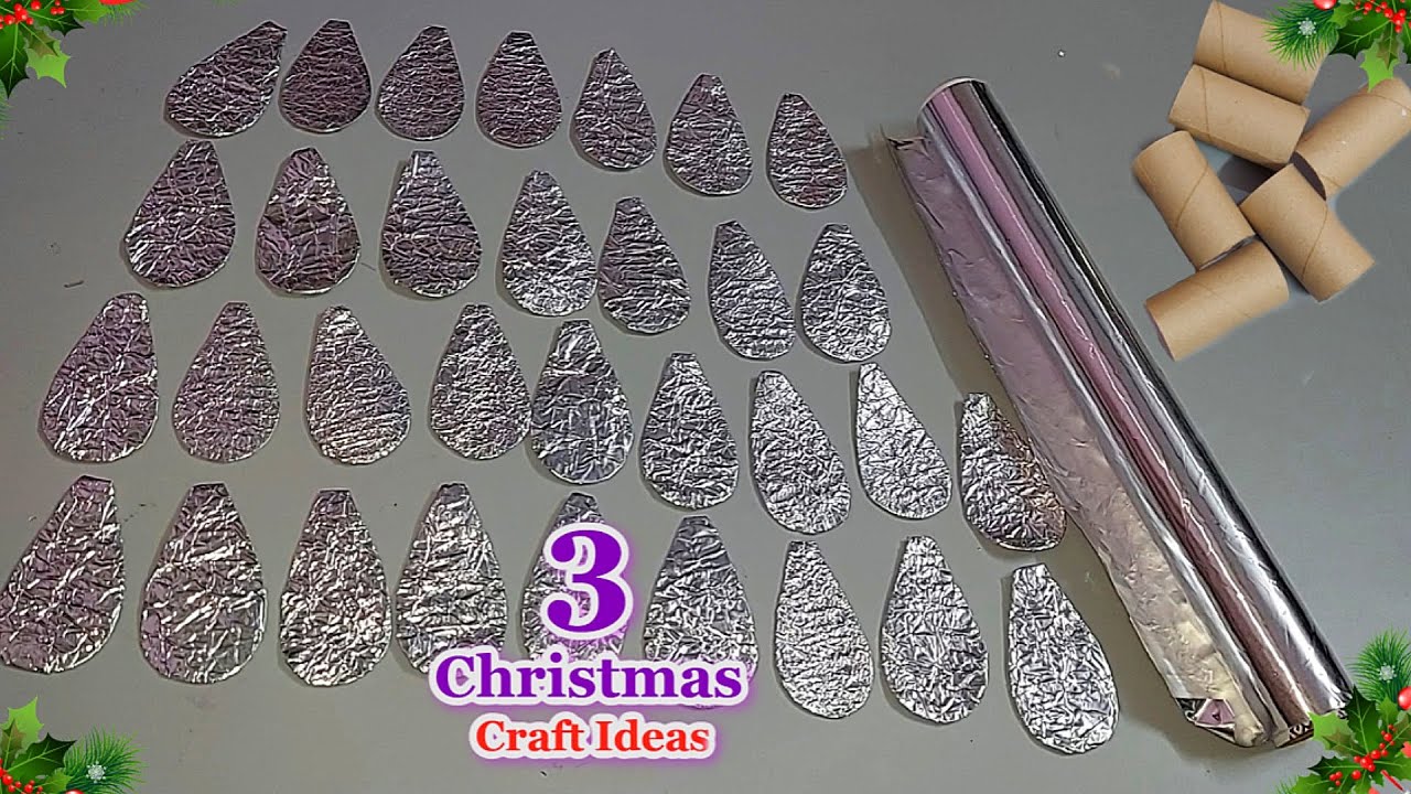3 Low Cost Christmas Decoration Ideas From waste materials | DIY Christmas craft idea🎄184