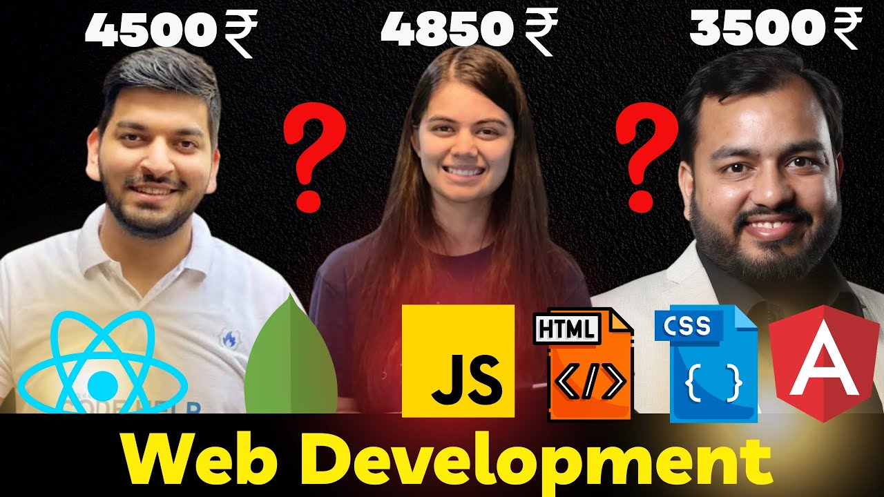 Apna College Vs Code Help Vs PW | Web Development Course