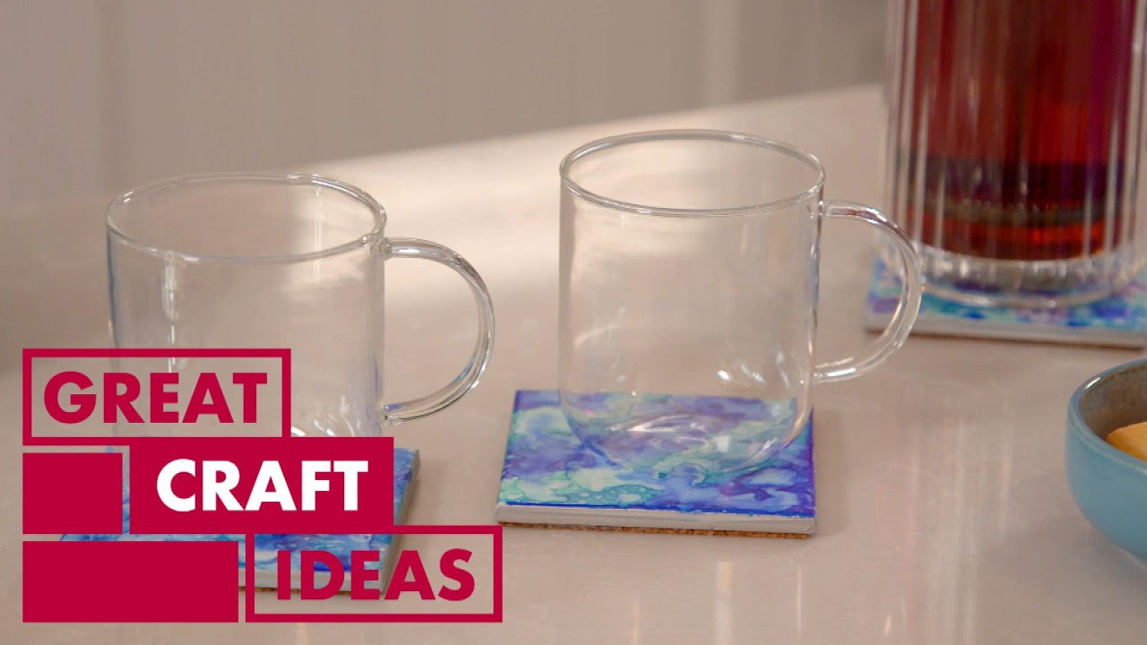 How to make your own Coasters | CRAFT | Great Home Ideas