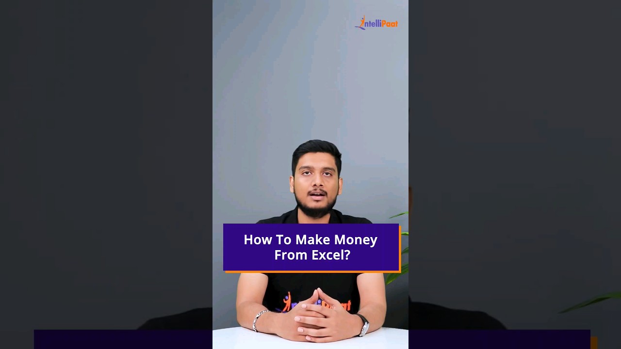 How To Make Money From Excel | Excel Career Tips | Microsoft Excel | Intellipaat #Shorts #Excel