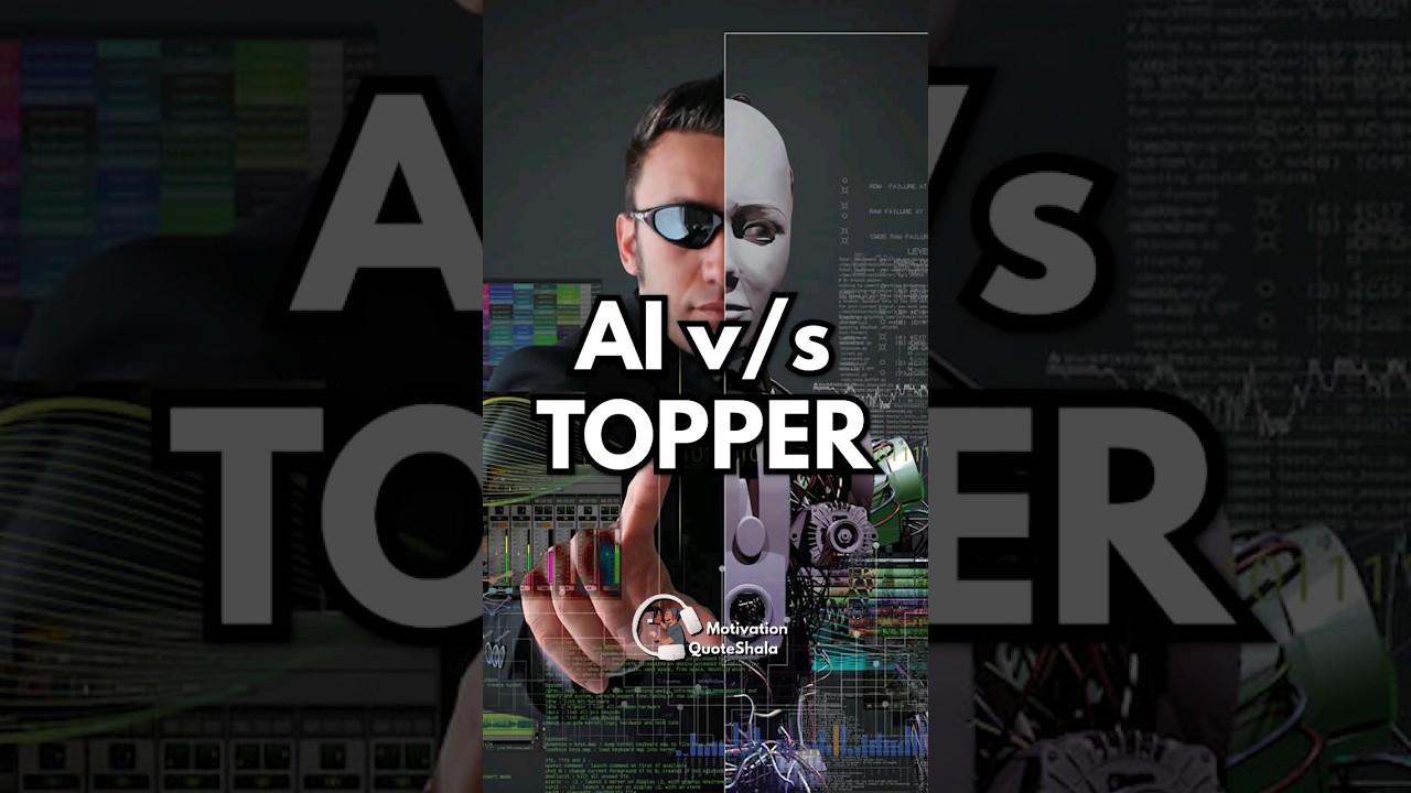 Topper vs AI⚡Who’ll Score 100%? | Study Tips for Students #studymotivation #studytips