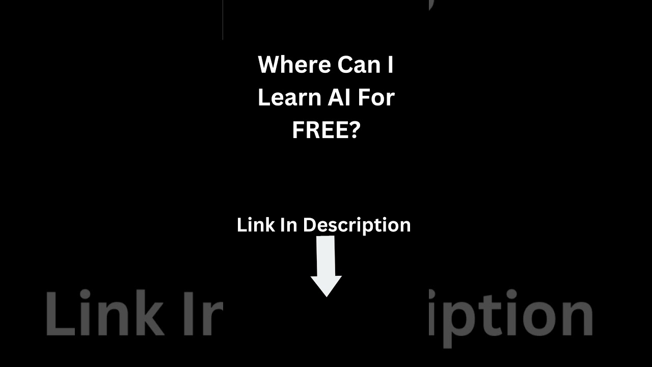 Where Can I Learn AI For FREE?  Right Here!  You’re Welcome……