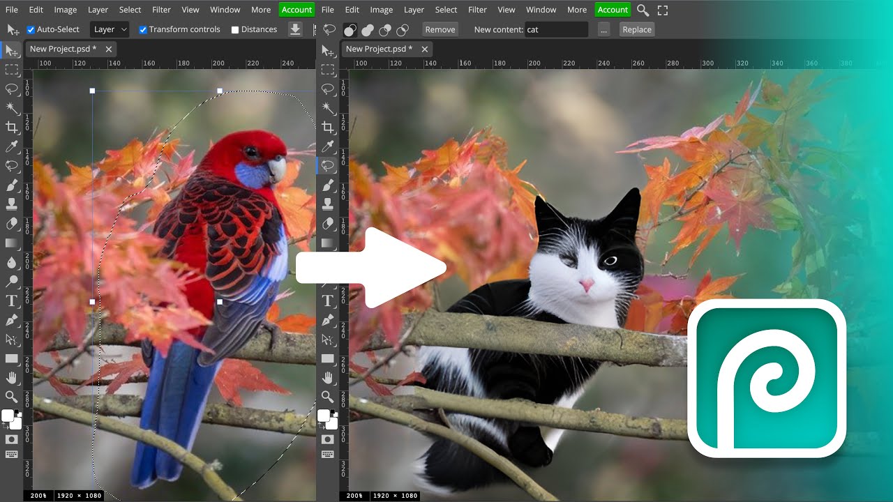 Photopea Magic Replace Ai Tool – Photoshop Generative Fill Free Alternative