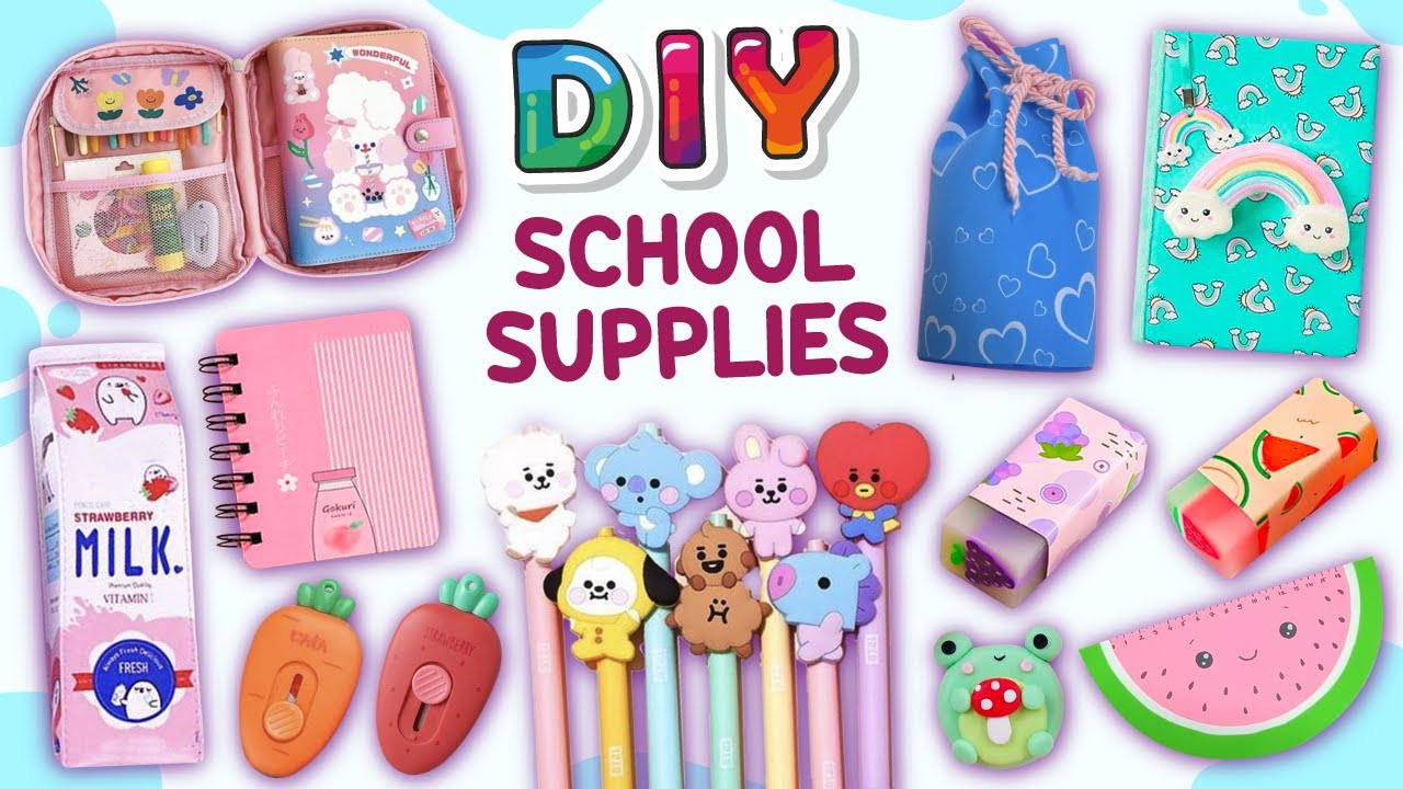 12 DIY School Supplies Ideas and Hacks – Get Ready for School