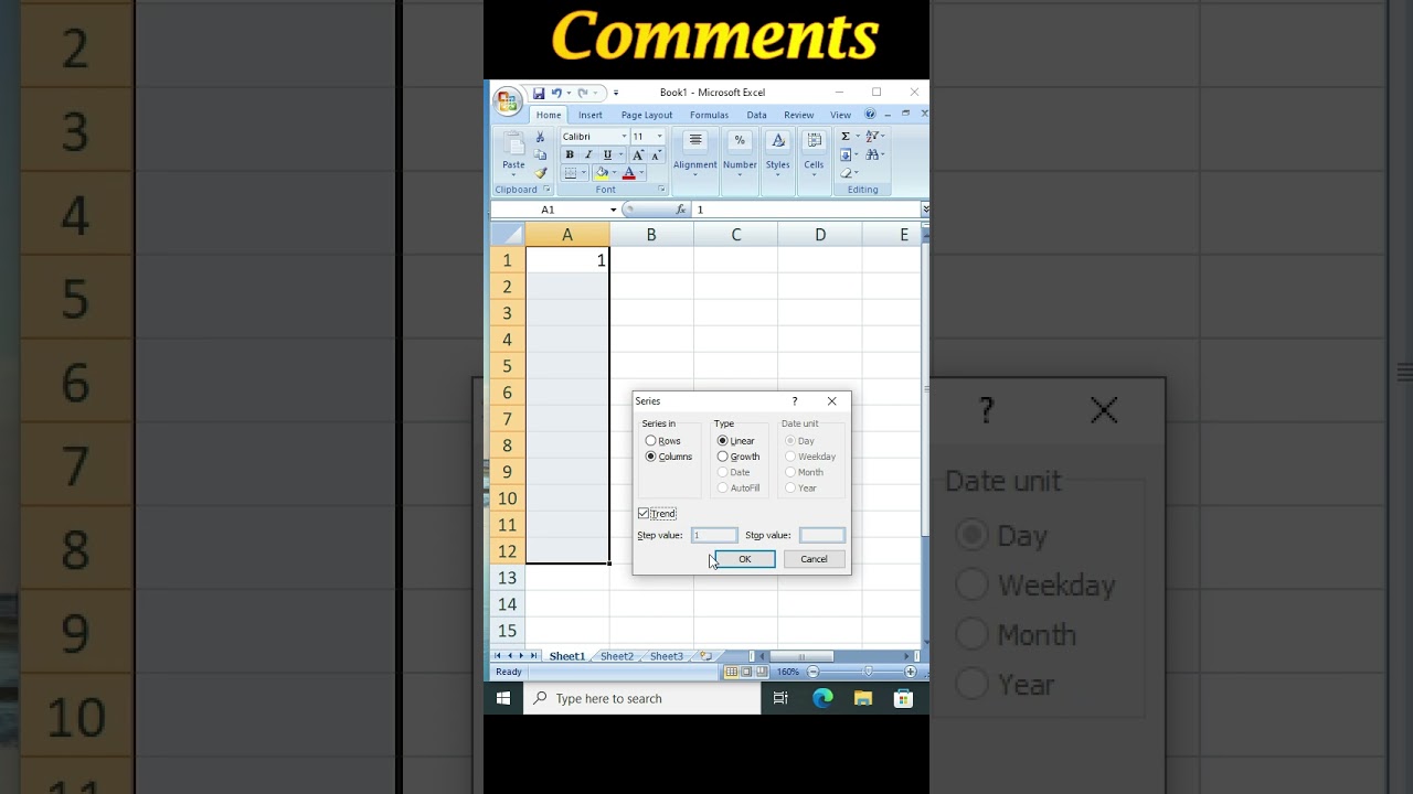 How to automatically number rows in Microsoft Excel #excel #msword #microsoftoffice #computer