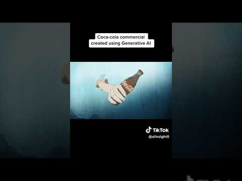 Coca-cola commercial created using Generative Al