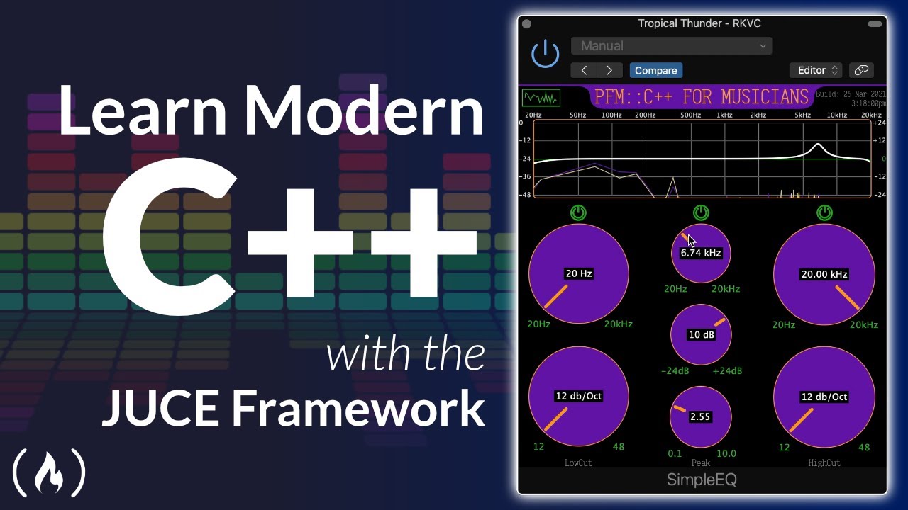 Learn Modern C++ by Building an Audio Plugin (w/ JUCE Framework) – Full Course