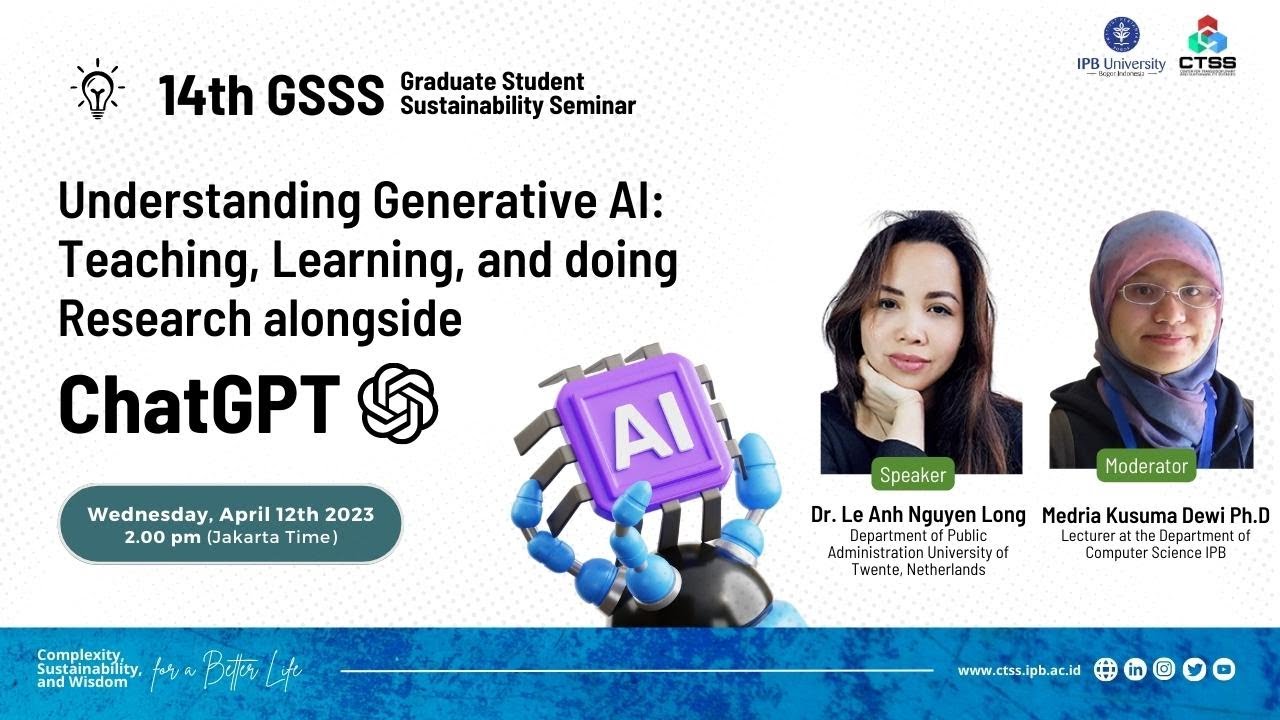 14th GSSS – Understanding Generative #AI: Teaching, Learning, and doing Research alongside #ChatGPT