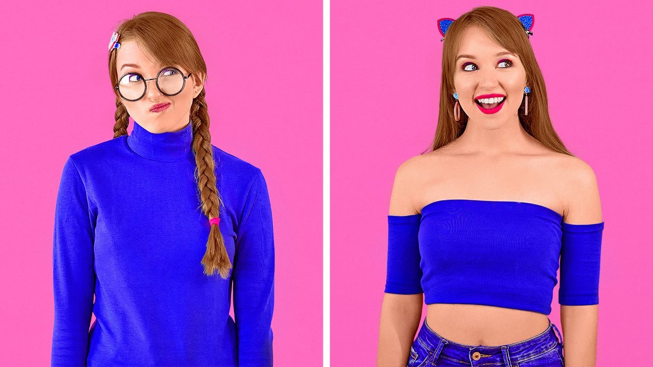 GENIALES TRUCOS DE BRICOLAJE PARA ROPA || Ideas de transformación de ropa de chicas por 123 GO!