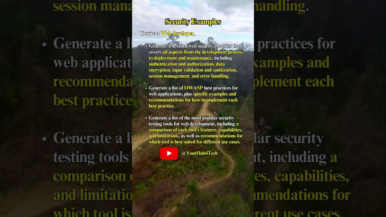 Generative AI Prompts for Web Development Part 8!