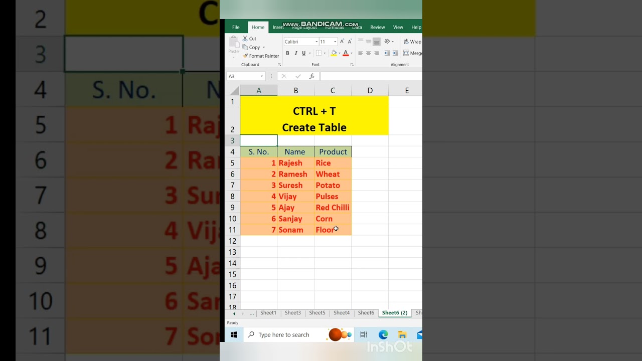 🔥 Excel Shortcuts – Part 1 #shorts #excel #exceltutorial