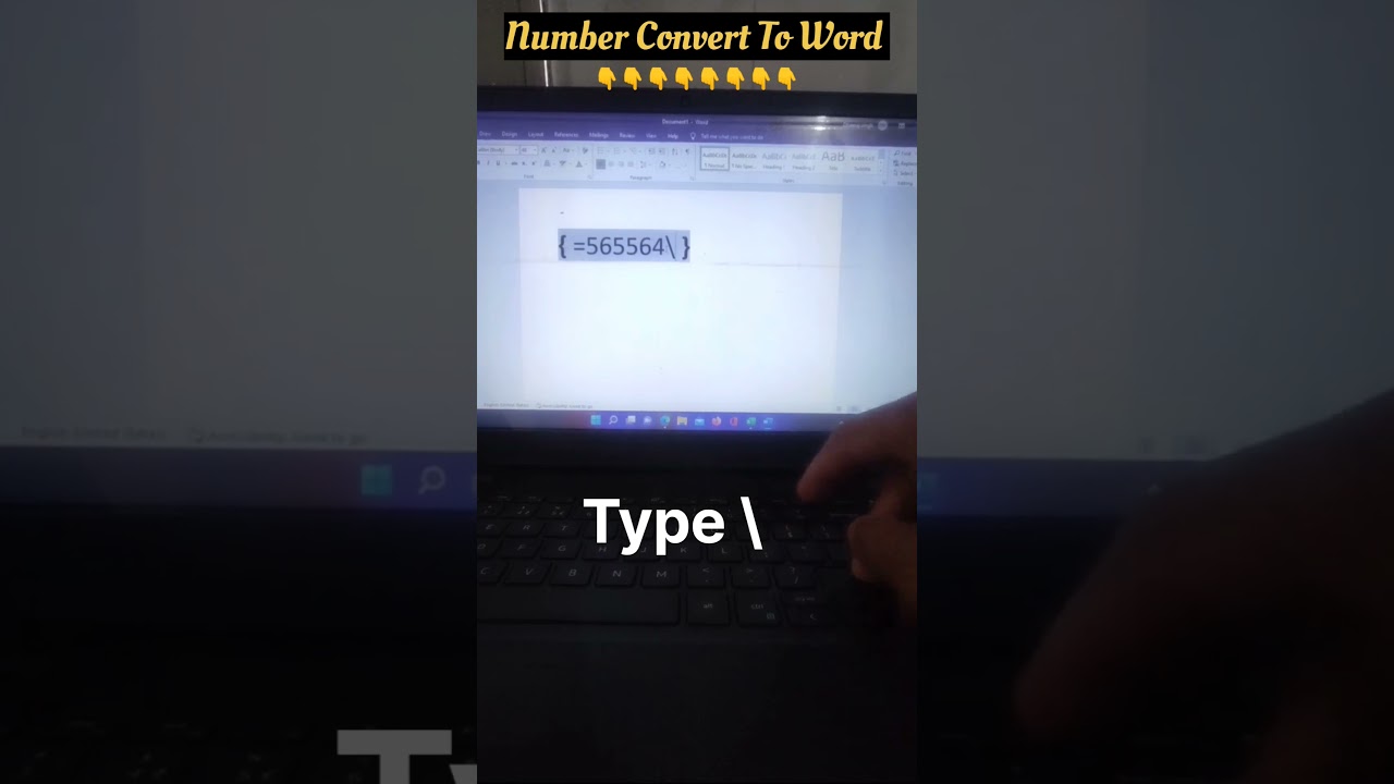 नंबर को शब्दों में कैसे कनेक्ट करें MS WORD की मदद से #msword #msexcel #tech #technical #course