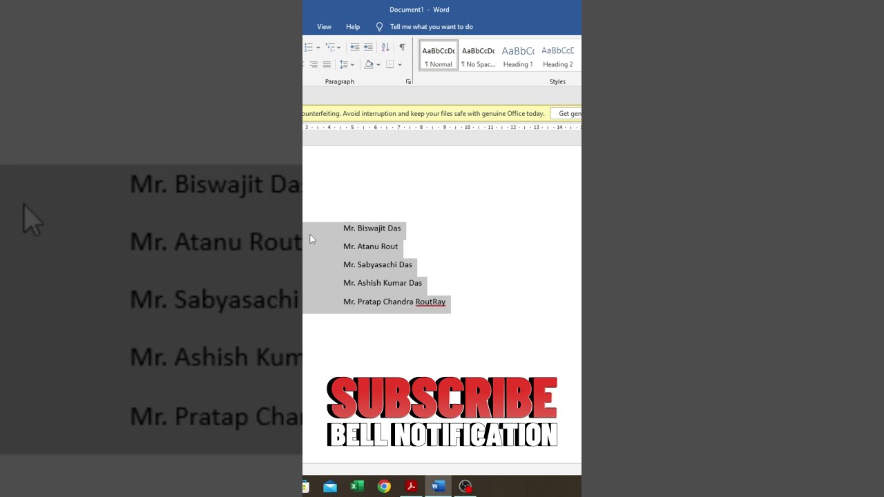 MS-Word Secret Trick using Replace | #word #tech #computergk #computergk #microsoftoffice #word