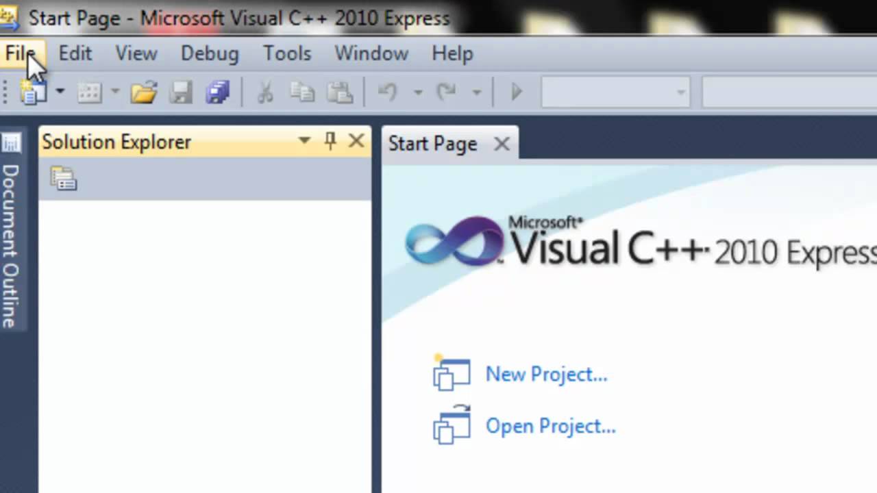 Learn programming now 28 (Switching to Visual C++ 2010)