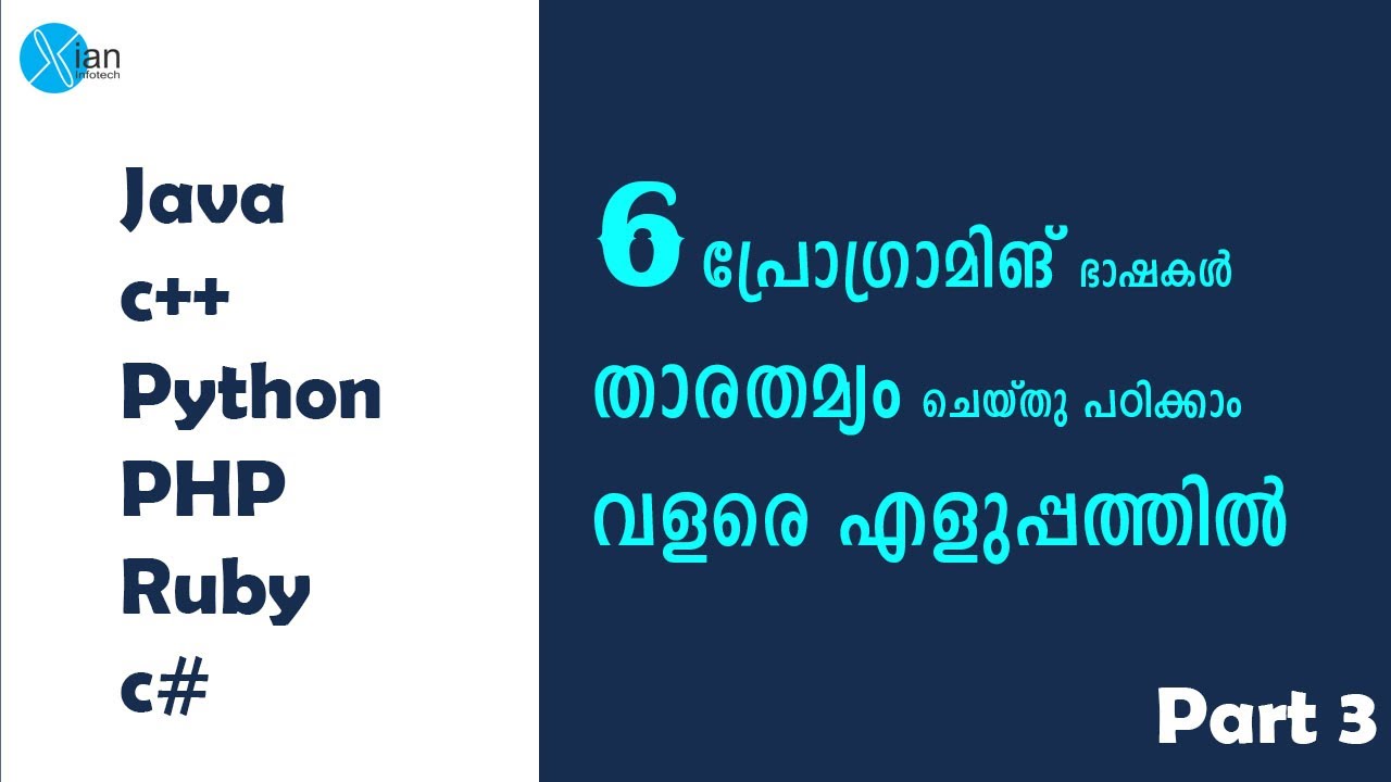 Learn programming easy malayalam part 3