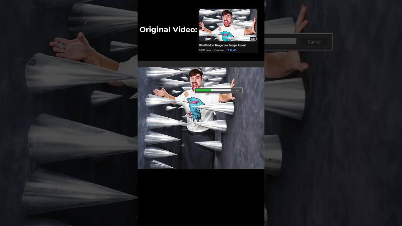 Extending a MrBeast Thumbnail Using Photoshop's Generative Fill AI