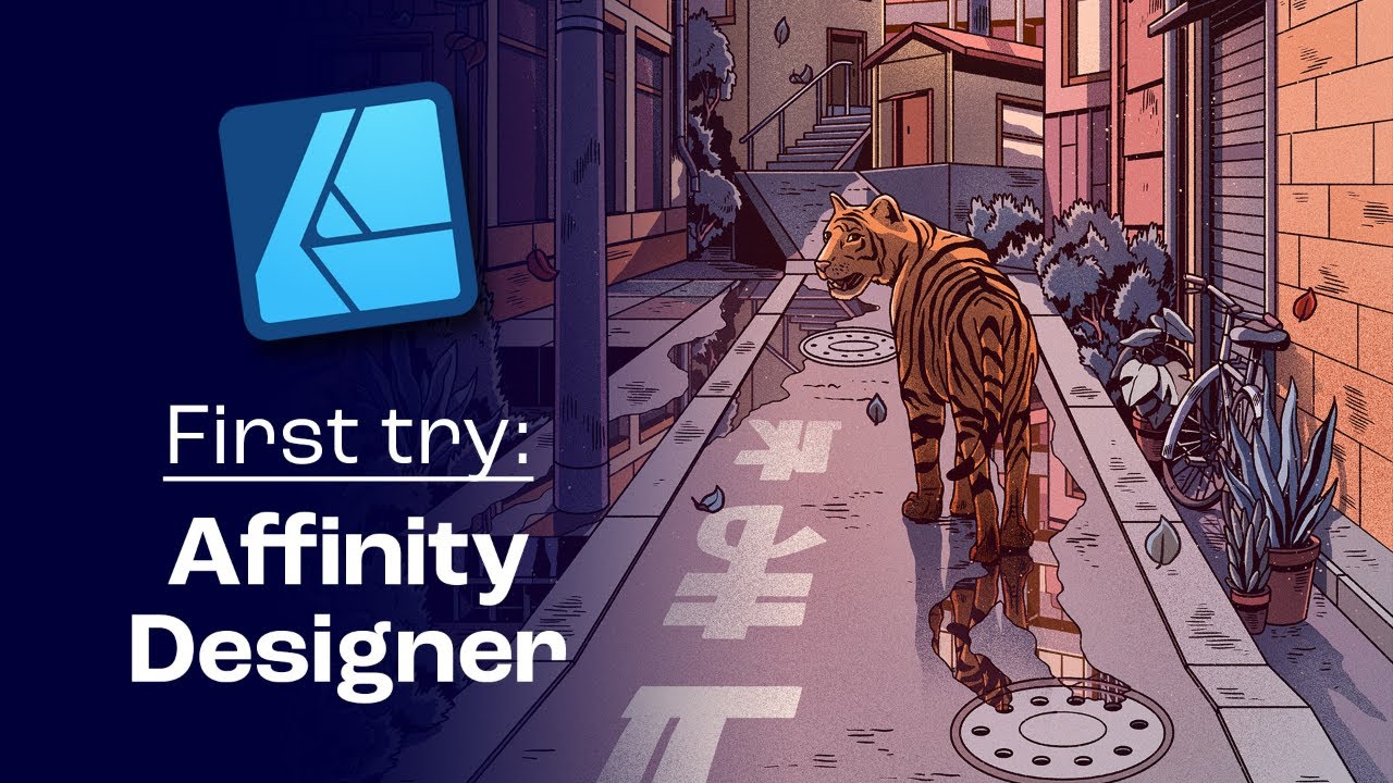 Trying out Affinity Designer! Artwork Coloring stream