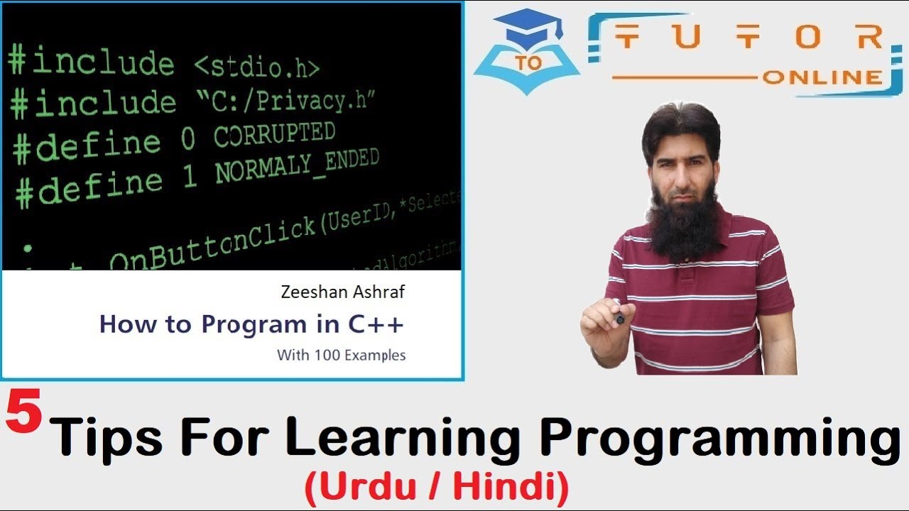 5 Tips for Learning Programming (Urdu/Hindi) | How to Learn Programming ? |