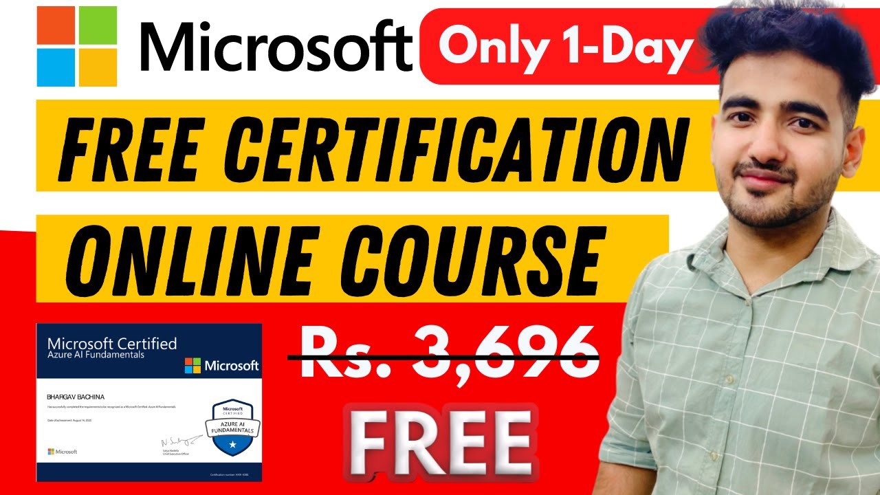 Free Microsoft Certification Courses 2022 | Students & Working | Learn AI, Machine Learning Course