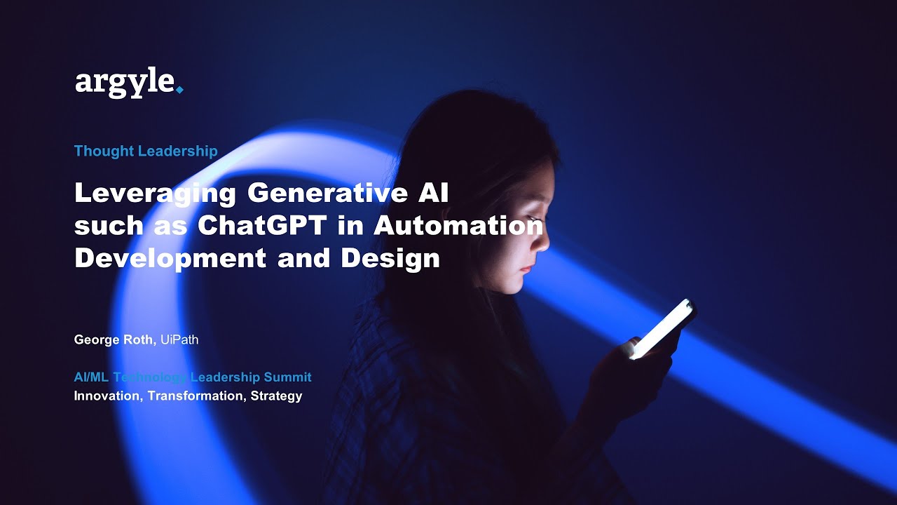 THOUGHT LEADERSHIP: Leveraging Generative AI such as ChatGPT in Automation Development and Design