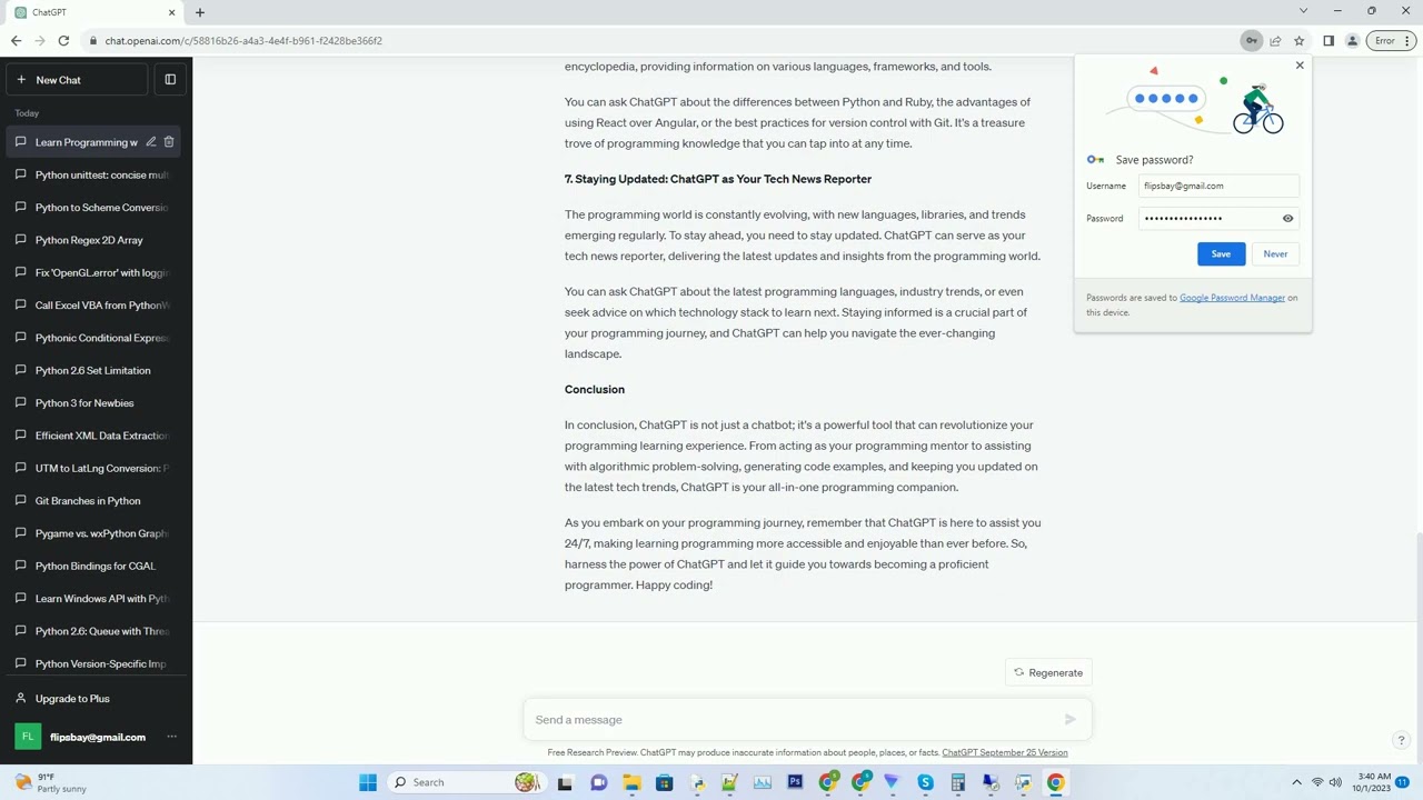 how to use chatgpt to learn programming