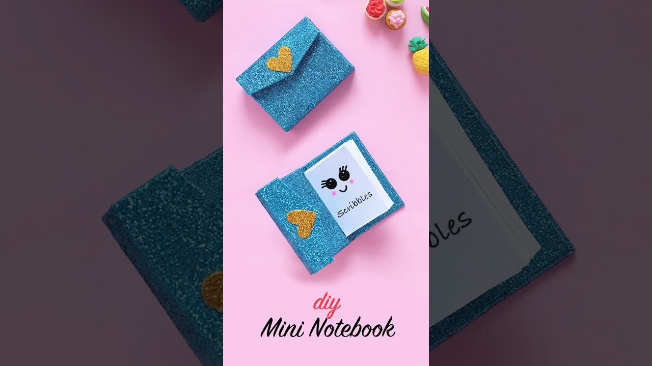 DIY Mini Notebook | Back To School | Craft Ideas