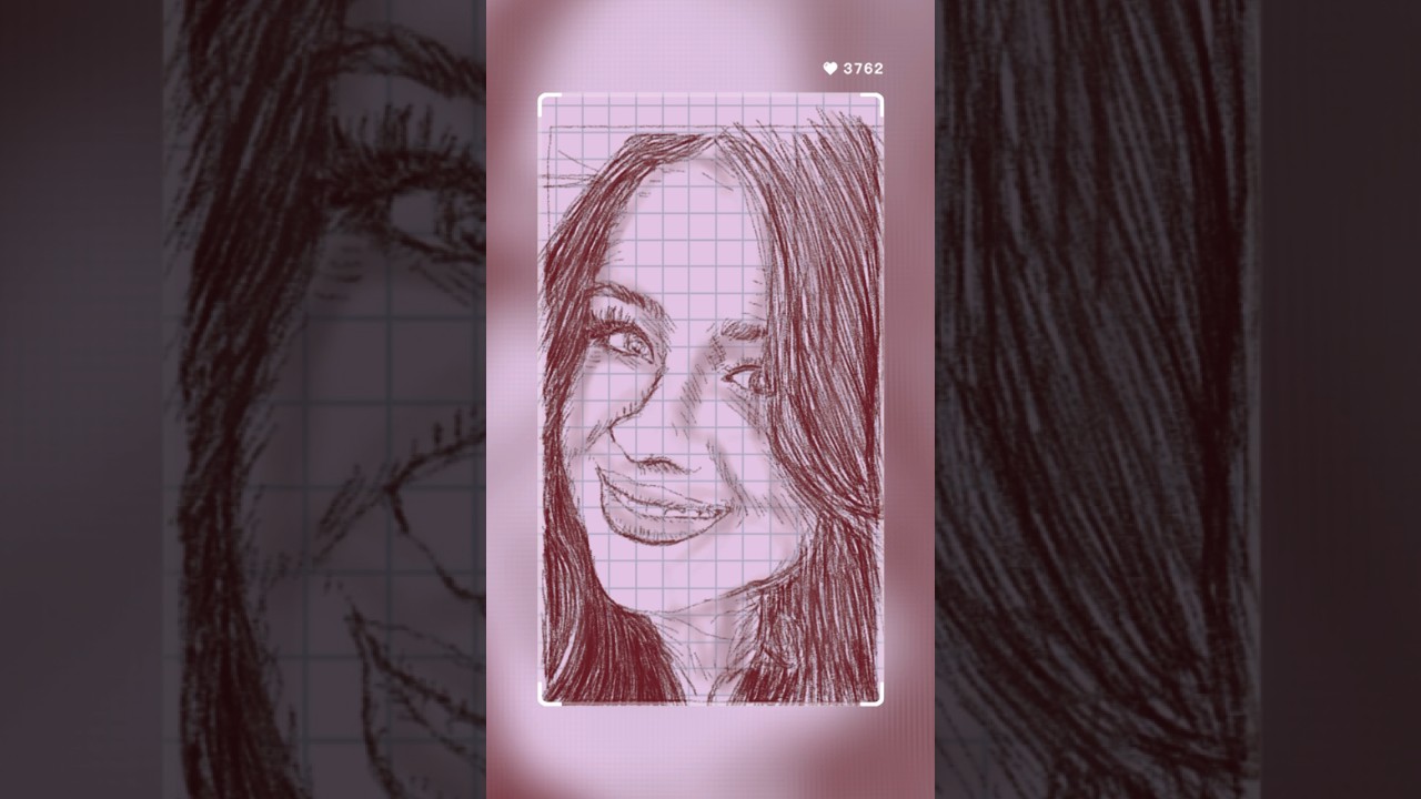 Effect CapCut on my digital draw beautiful girl’s