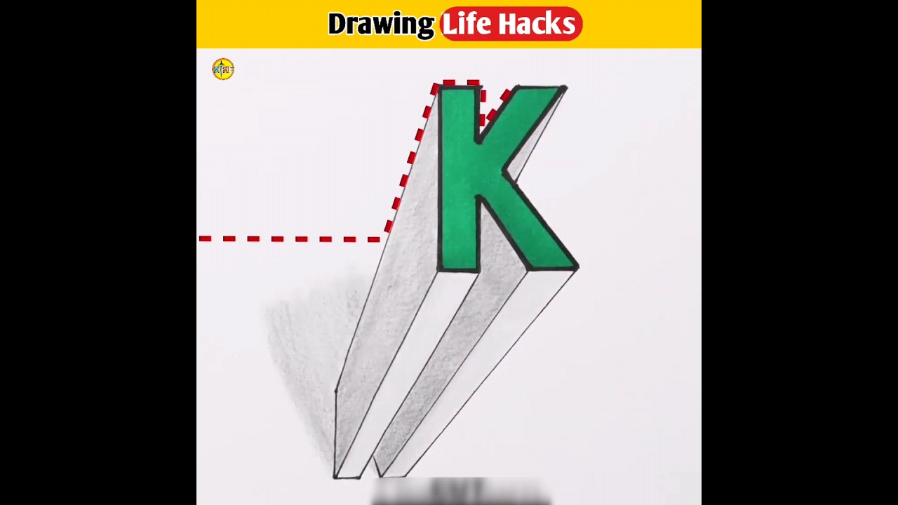 Drawing Life Hacks| 3D Drawing #viral #shorts