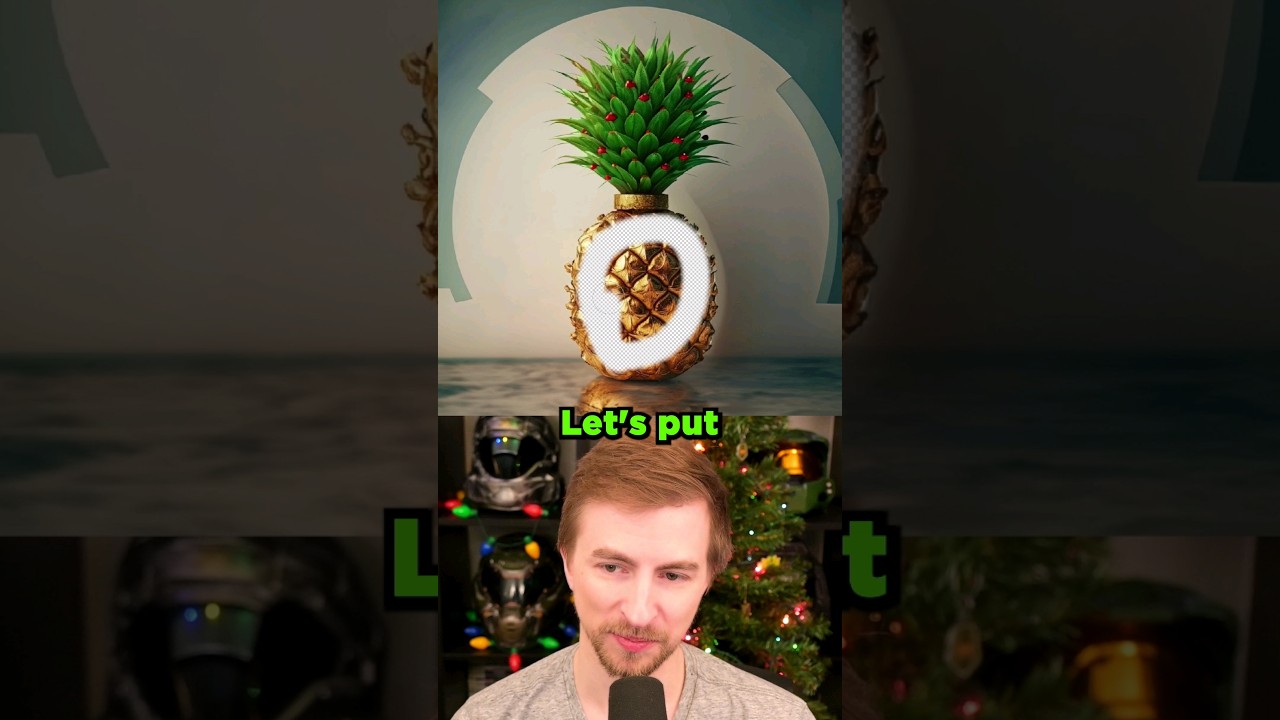 Using Ai to Modify a Pineapple (Adobe Firefly)