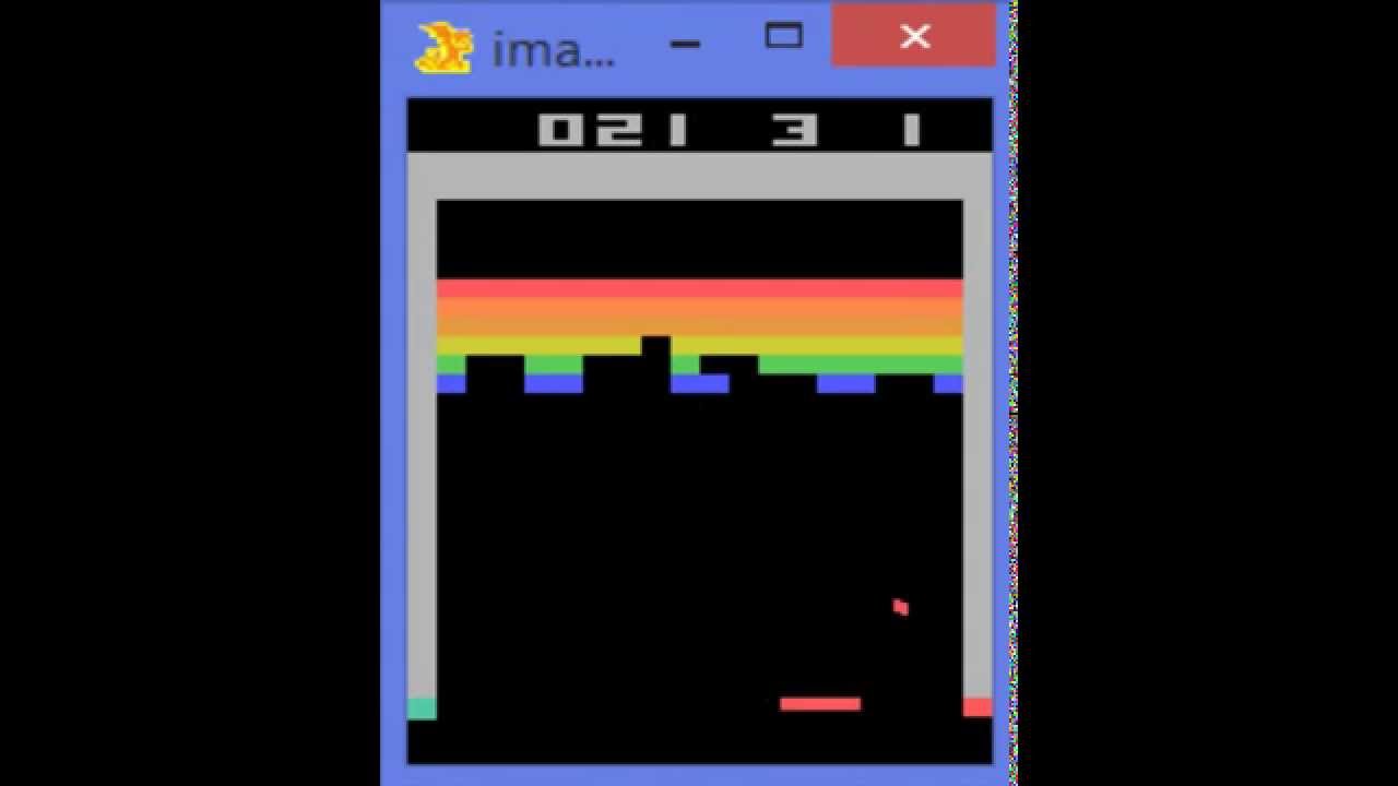 Google DeepMind's Deep Q-learning playing Atari Breakout!