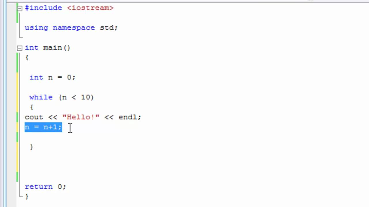 Learn programming now 26 ( Basic While loop C++)