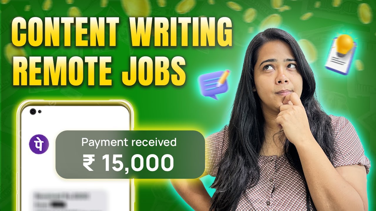 Is it possible to earn 15000Rs/month with content writing work from home jobs?