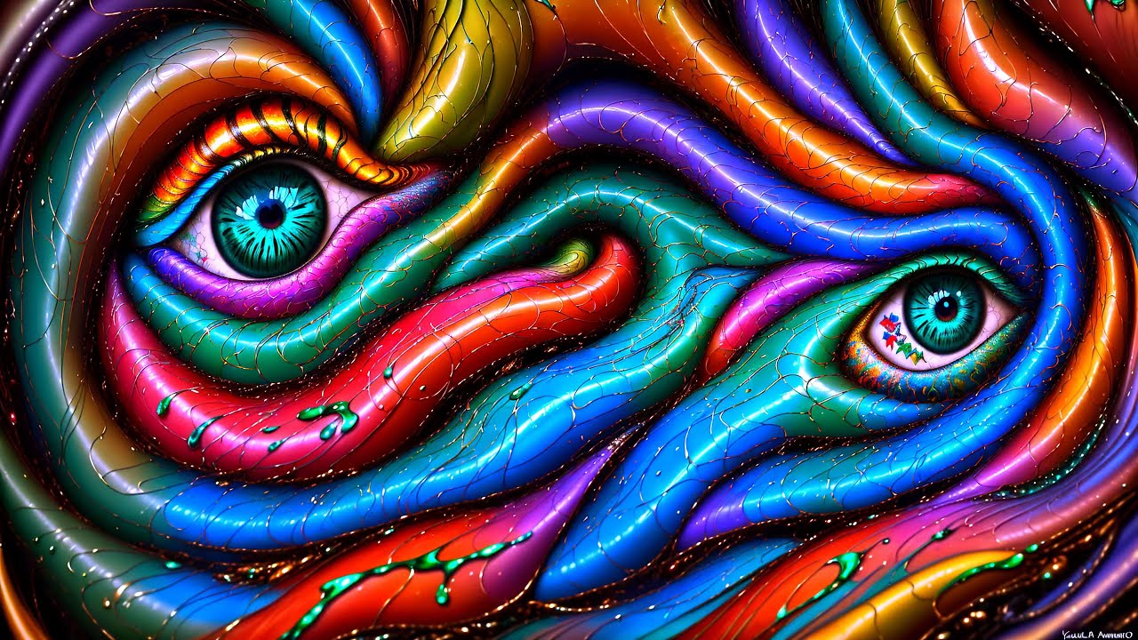 AI Generated Paintings (AI Generative Animation)