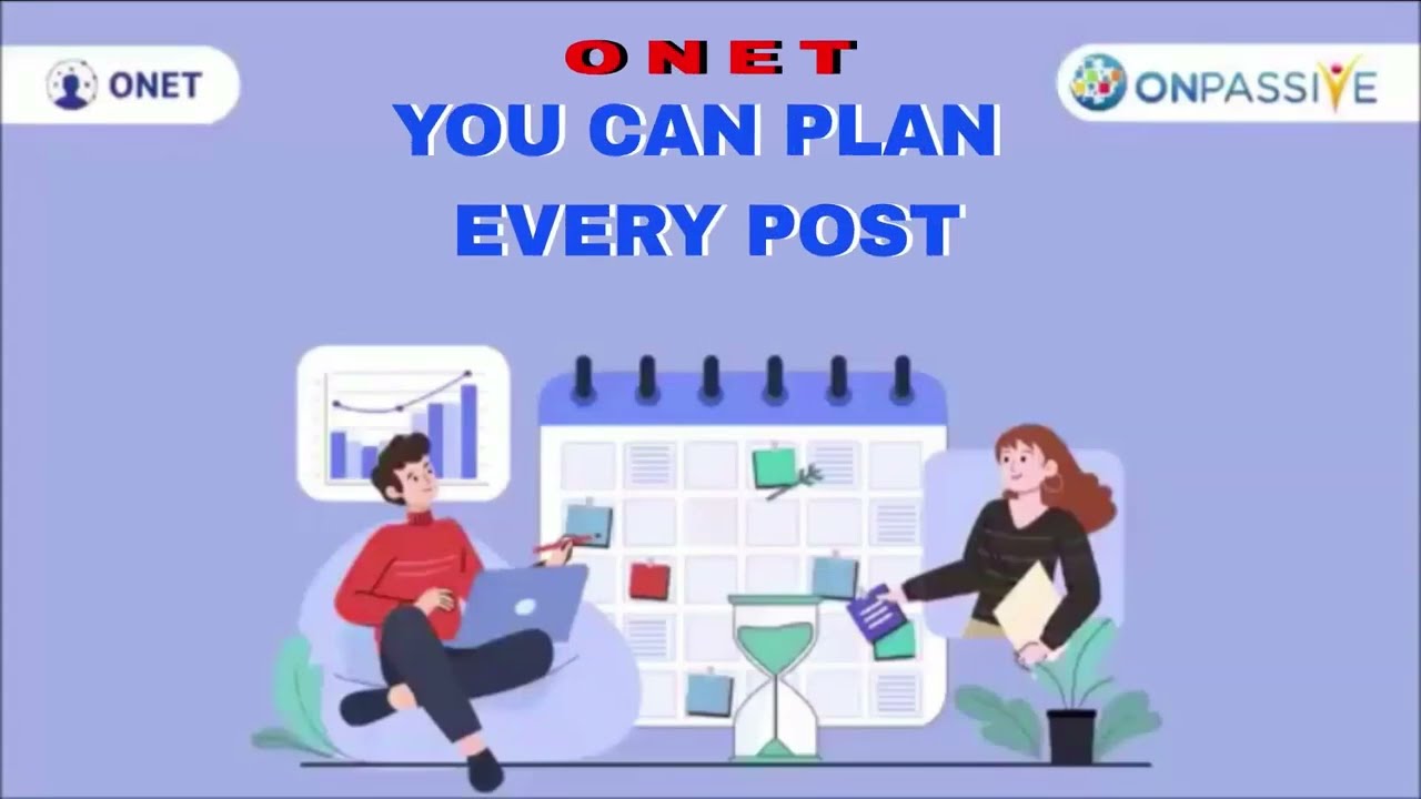 Avoid last minute rushing  Plan ahead, relax, and dominate your digital presence with #ONET