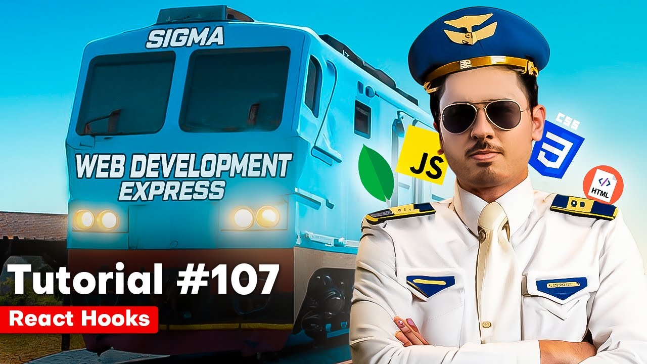 Hooks & State in React | Sigma Web Development Course – Tutorial #107