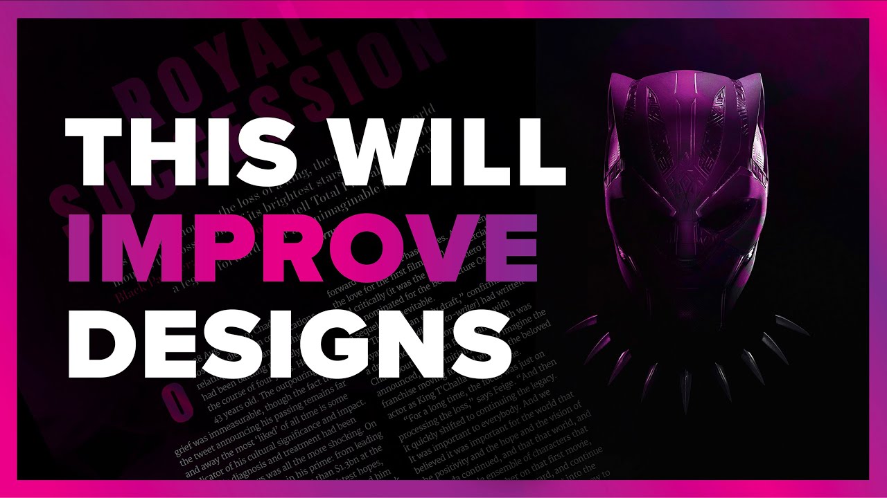 1 Vital Way to Improve Your Graphic Design Skills