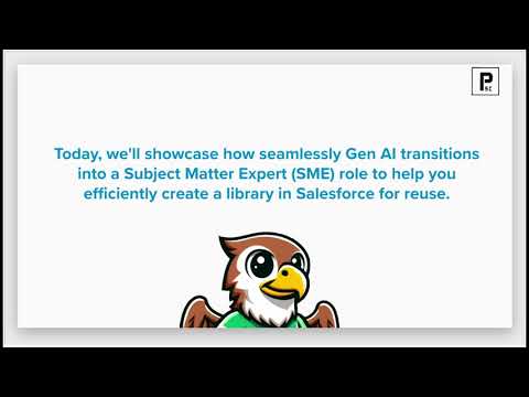Effortless Library Creation in Salesforce using Generative AI