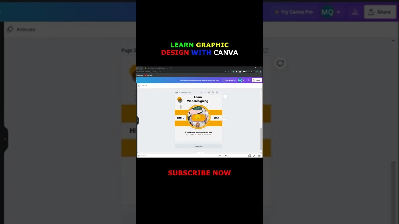 Learn Graphic Design For Beginners To Advance | Canva Tutorial For Beginners |  Canva Course 2022